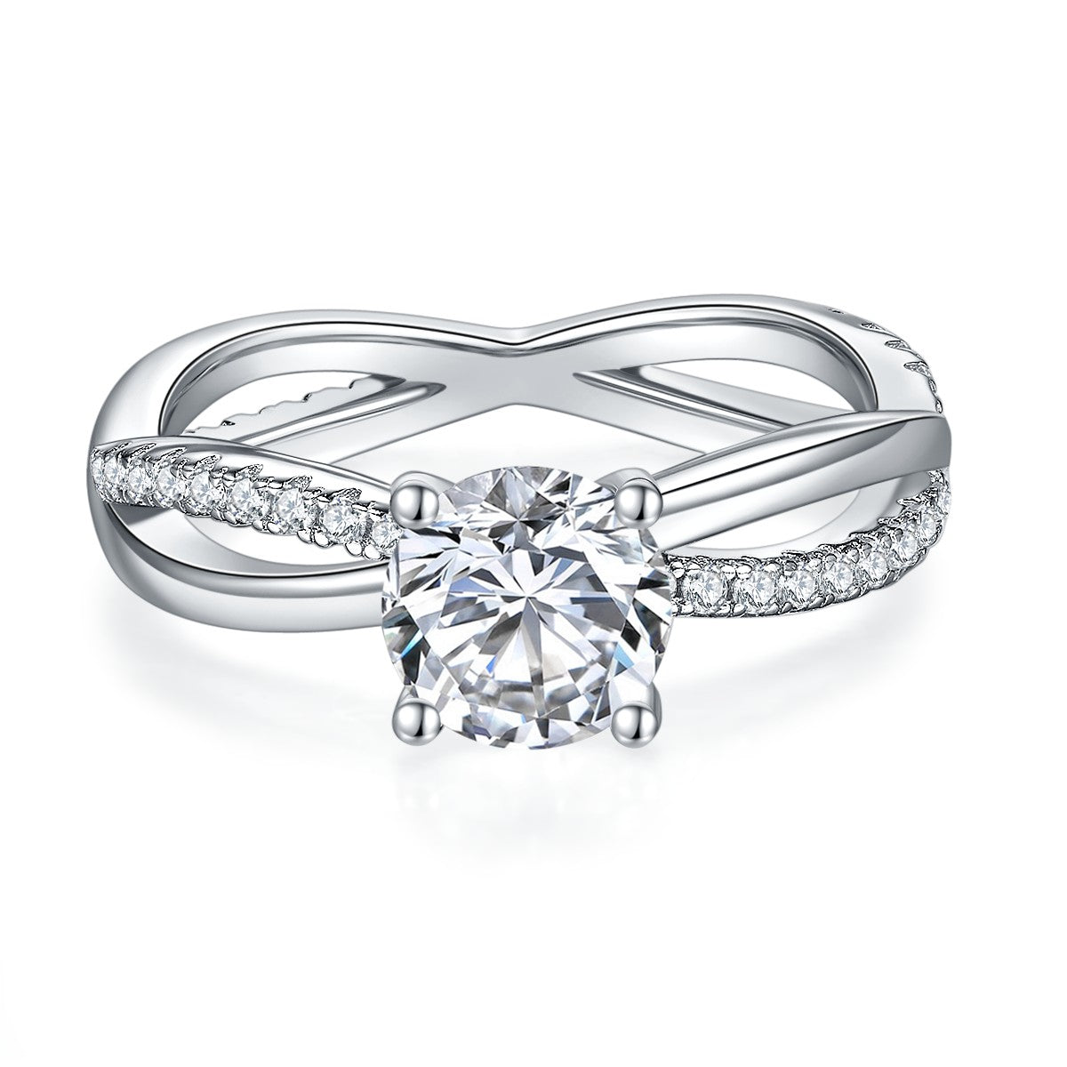 Athena Infinity Pave Ring